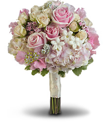 Pink Rose Splendor Bouquet from Olney's Flowers of Rome in Rome, NY